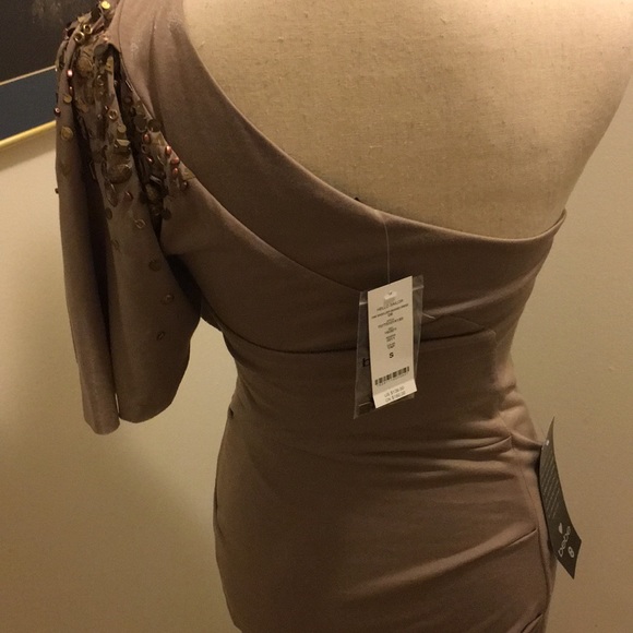 BEBE NWT sexy one shoulder dress - Picture 7 of 8